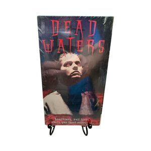 DEAD WATERS VHS 1997 Horror Gore Slasher Louise Salter SEALED Rare: Red Tape